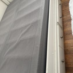 Queen Wood Bed Frame And Box Springs