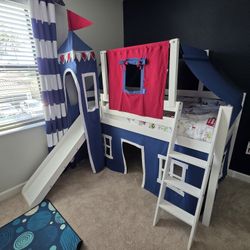 Castle Tent Loft Bed for Boy And Girl