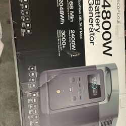 Ecoflow 4800w Battery Generator 