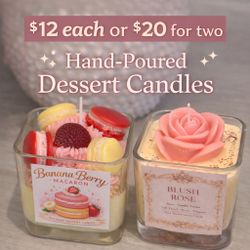 Luxury Candle Highly Scented - Dessert Luxury candles 