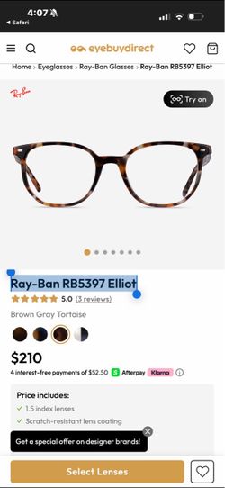 Ray-Ban RB5397 Elliot