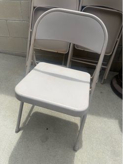 Metal chairs