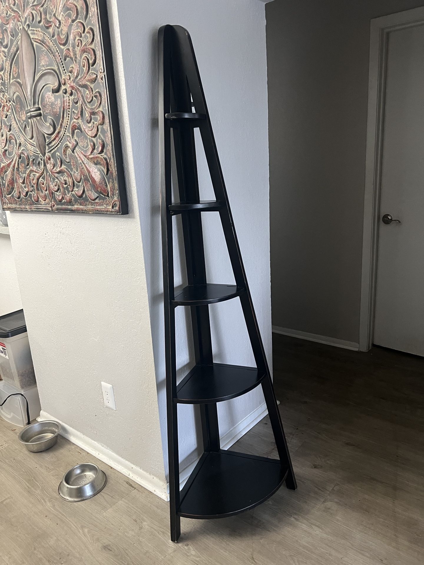 5 Shelf Corner Wall Unit