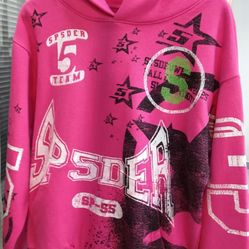 Pink Sp5der (spider) hoodie *BRAND NEW‼️* Size: M & L