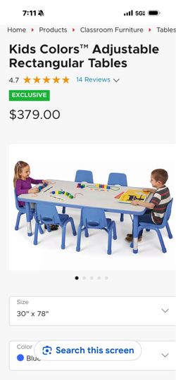 Lakeshore children’s table