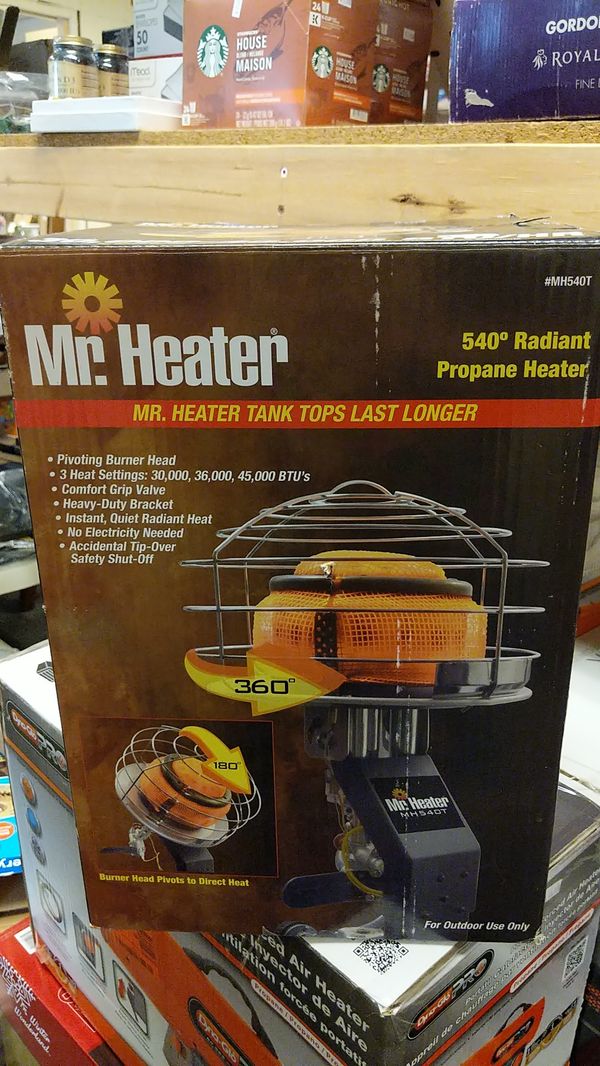 Mr. Heater 45,000 BTU 540Degree Radiant Propane Tank Top Portable