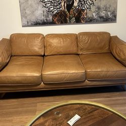 Leather Sofa 