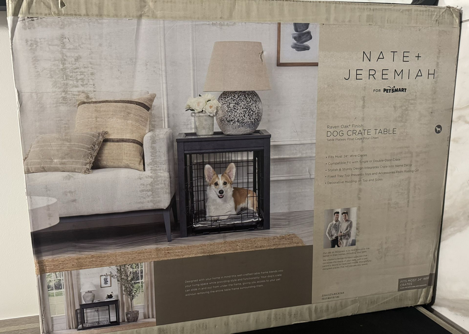 Nate + Jeremiah Dog Crate Table
