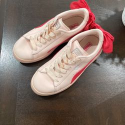 Girls Pink Puma Shoes 