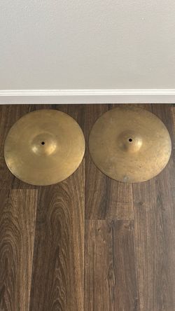 Vintage 14"  Hi-Hats  Cymbals -800g Top / 1000g Bottom -