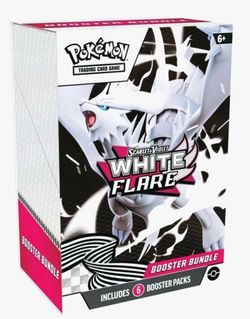 Pokemon white flares booster box 6 packs $80