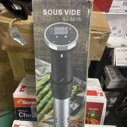 Fityou Accu Slim Sous Vide Thermal Immersion Circulator, 1100W Vacuum Precision Cooker with Precise Temperature and Timer, Full Touch Screen Control, 