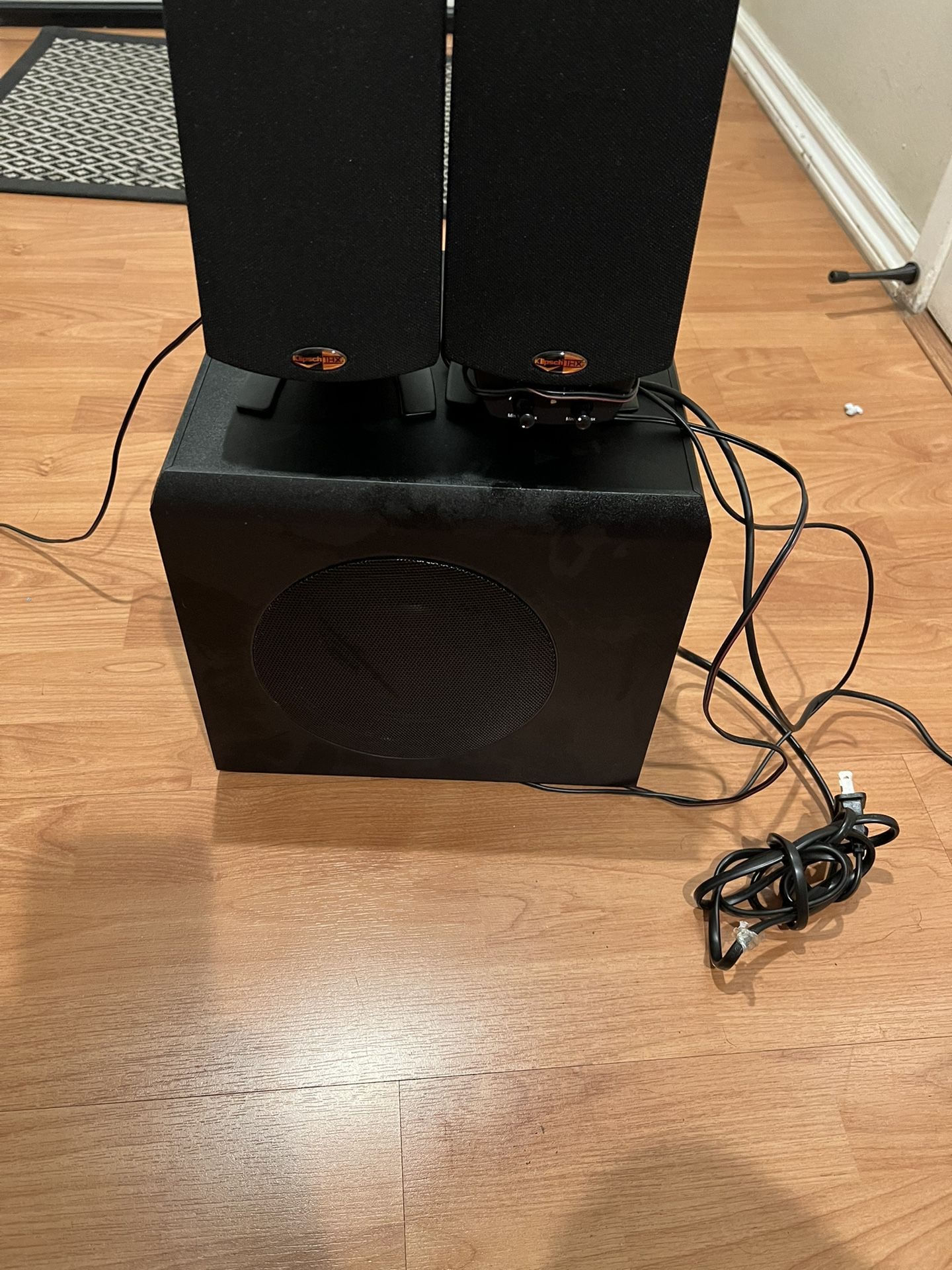 Klipsch ProMedia 2.1 THX Certified PC Desktop Computer Speaker System - Black