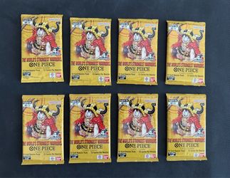One Piece Card Game OP-17 Booster Packs x8