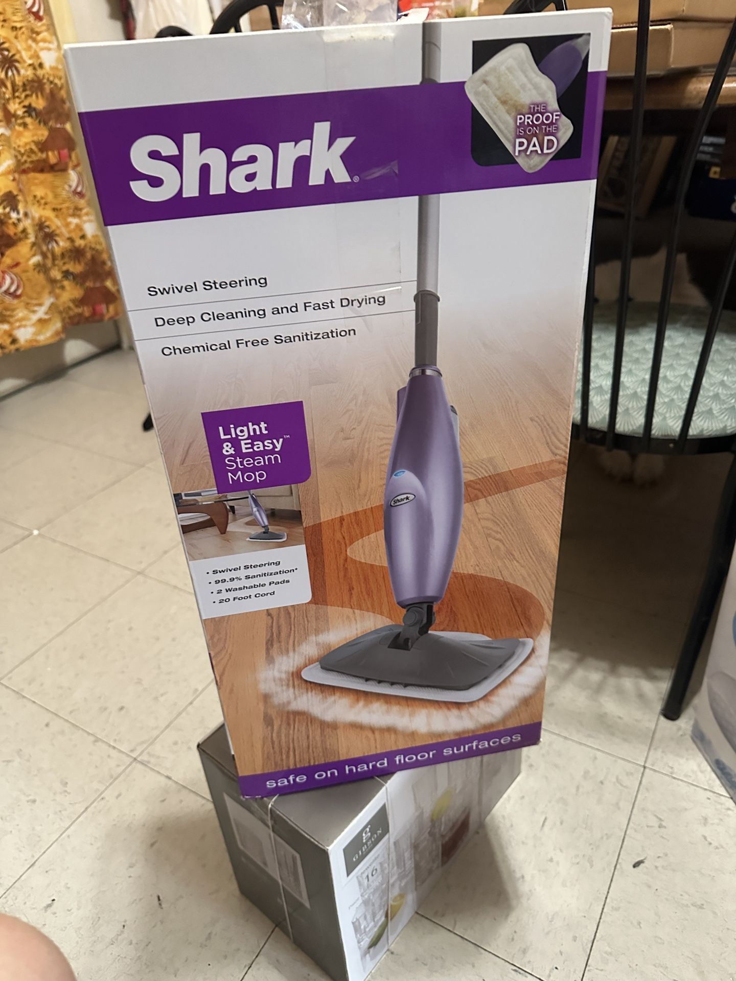Shark Light & Easy Steam Mop - New in Box!