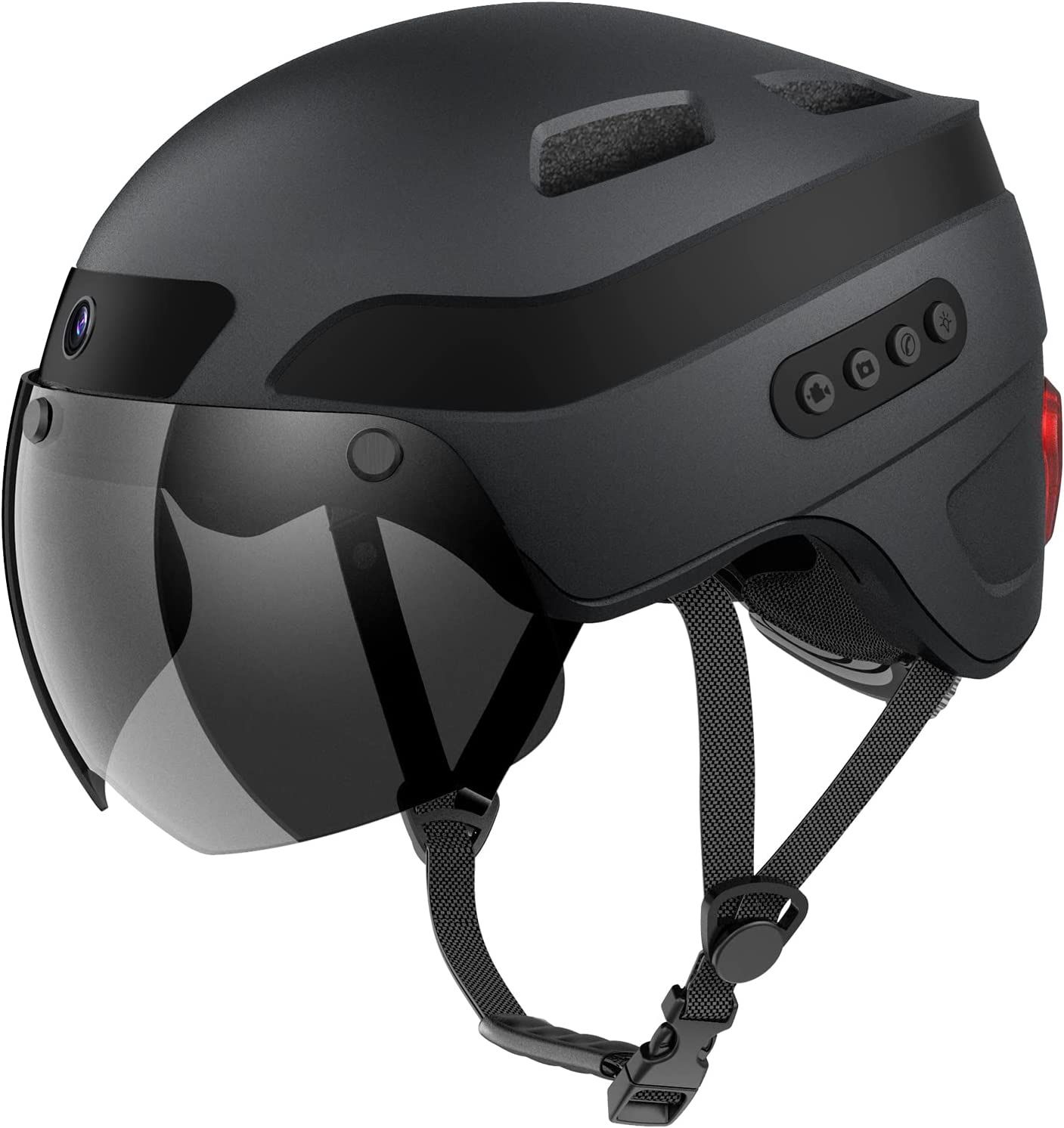 Bike Helmets for Men Smart Helmets for Adults with 1080P 60 fps Sports  Camera Dual Antenna