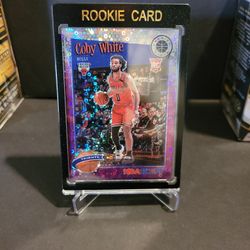 2019 2020 Panini Hoops Coby White Purple Disco