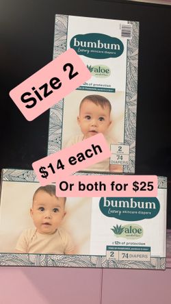 Size 2 bum bum diapers