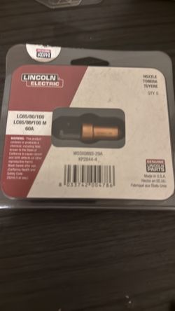 Lincoln KP2844-4 Nozzle 60A (LC65) (5 pack)
