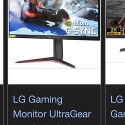 LG 32" UltraGear QHD 2560 x 1440 165Hz HDR10 Gaming Monitor