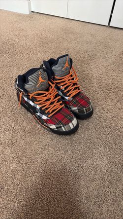 Air Jordan Plaid Sneakers size 5y