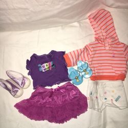 American Girl Doll Brand Outfits/Melody Music Outfit and Seaside Fun Outfit