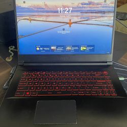 MSI GF65 Thin Gaming Laptop + Charger – RTX 2060 / i7 / 16GB RAM / 512GB SSD