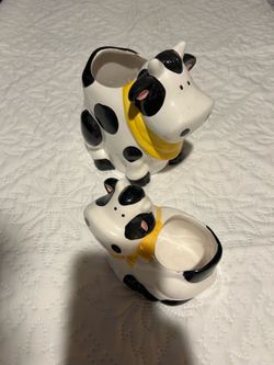 Cow planter or utensil holder