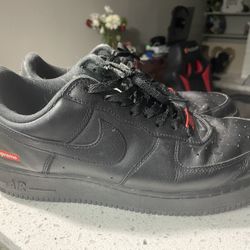 Nike Supreme Air Force Ones 9.5 