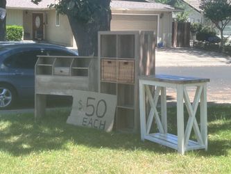 Yard sale! Several pieces of furniture!