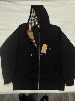 Burberry Zip Up Hoodie
