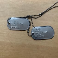 Rambo Dog Tags