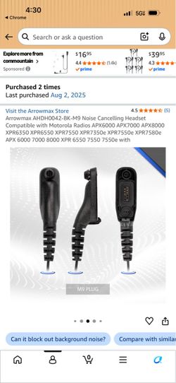 Motorola Radio Earpieces