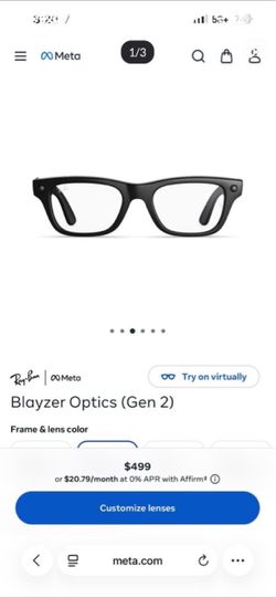 Meta glasses blayzer optics