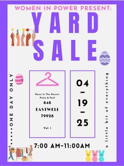 1er GRAN VENTA DE GARAGE DE MUJERES DE 40 Y Más 🌹