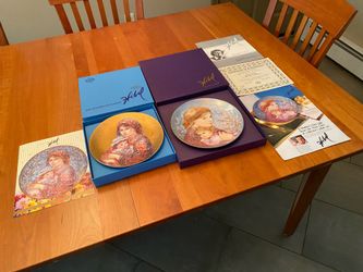 Edna Hibel collector plates