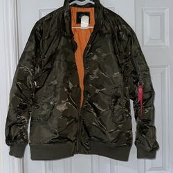 Camo Bomber Jacket