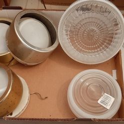 Vintage hallway light fixtures.
Starting at $4. each.