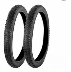 2 Bike tires 18”