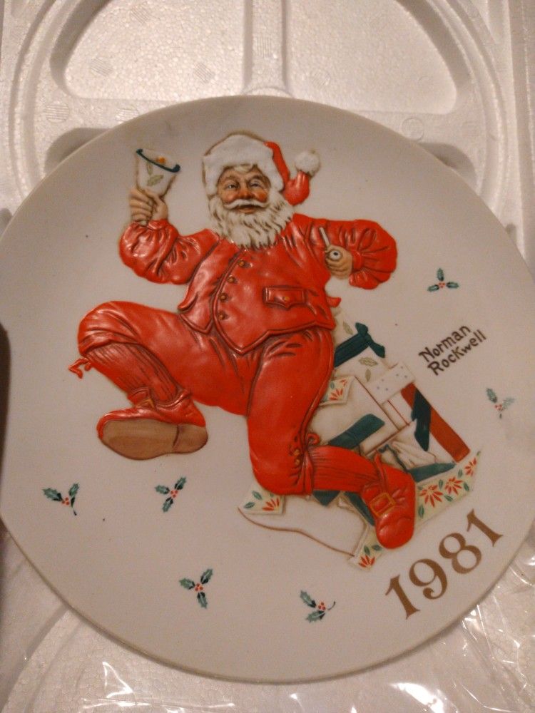 Norman Rockwell's Christmas Plates