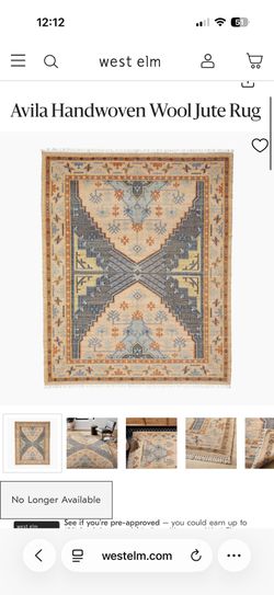 West Elm Avila Rug 5x8