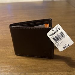 Timberland Brown Leather Wallet NEW WITH TAGS