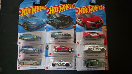 Hot wheels honda civic lot