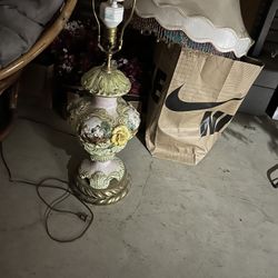 Capodimonte Lamp Antique 