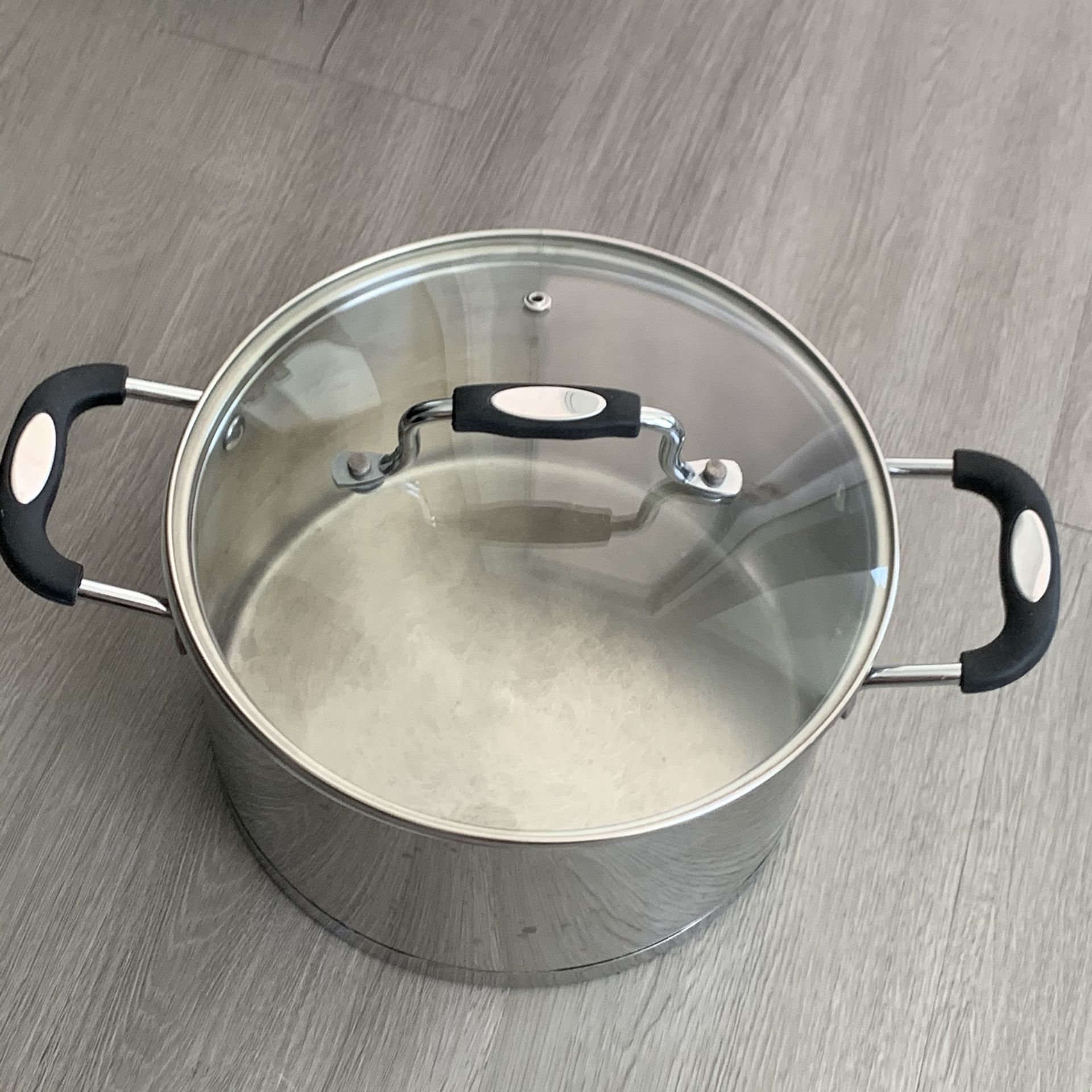 Large Oneida immaculate II Stock Pot Cookware with Glass Lid