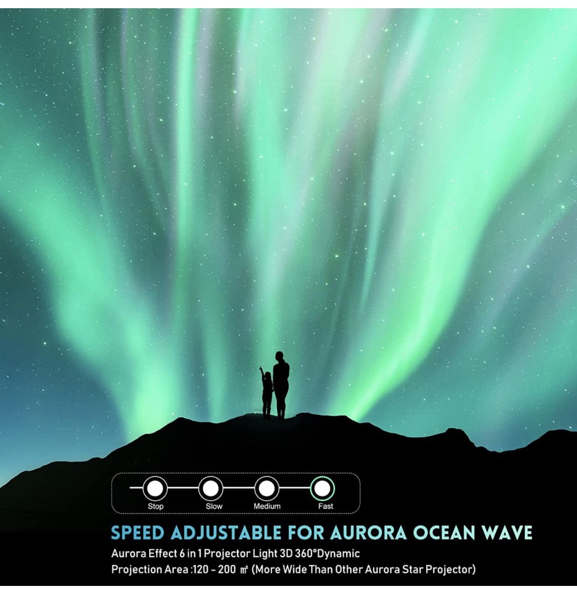 Star Light Galaxy Projector for Bedroom, NARFISH Aurora Star Light