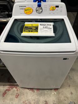 4.4 cu. ft. High-Efficiency Top Load Washer in White with Agitator 🔥