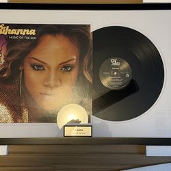 Rihanna Music Of The Sun Signed Framed Album w/ PSA/DNA Auth