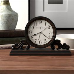 Howard Miller Bishop Tabletop Clock for Desk Mantel or Shelf