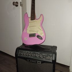 Electric Guitar And Ampl 